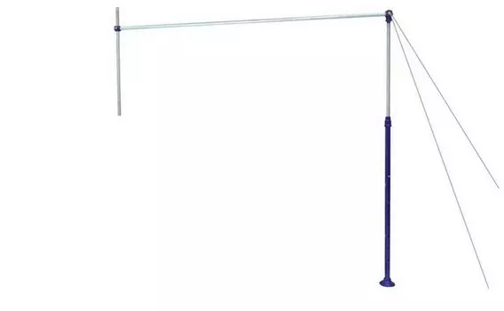 Перекладина гимнастическая пристенная (на растяжках) Zavodsporta