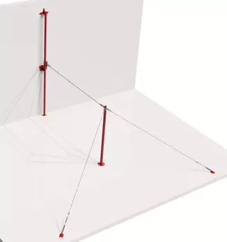 Перекладина гимнастическая пристенная эконом ФСИ 8747