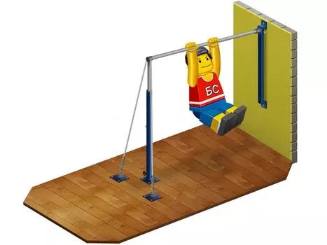 Перекладина гимнастическая пристенная Гимнаст 9.73.0