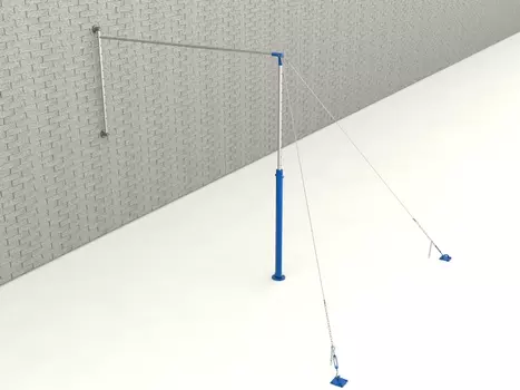 Перекладина гимнастическая пристенная Glav 04.804