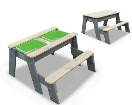 Песочница со скамейкой акцент закрывающаяся Triumph Nord 80111