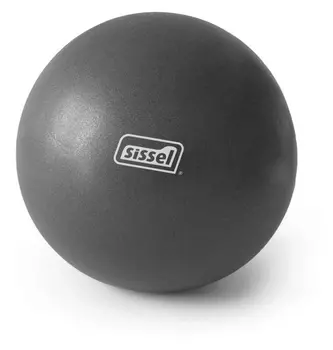 Пилатес-мяч d26см SISSEL Pilates Soft Ball 310.035 серый металлик