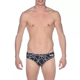 Плавки Arena Carbonics Pro Brief, 002391-505, 100% полиэстер, черно-белый