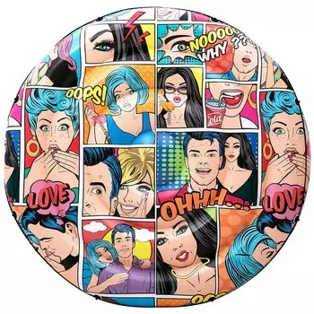 Плавучий остров Поп-арт Bestway 188см 43264