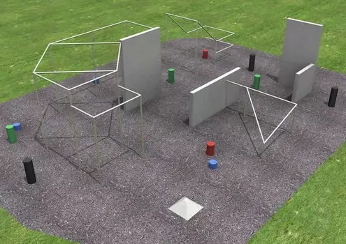 Площадка для паркура Двор-13 Hercules 4448