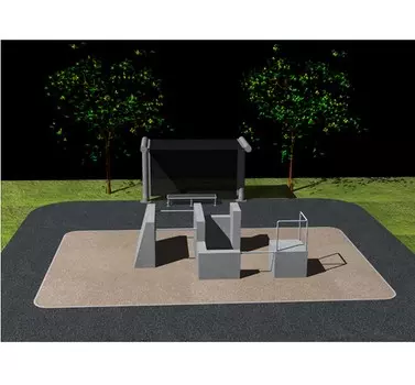 Площадка для паркура (мини) Hercules 3846