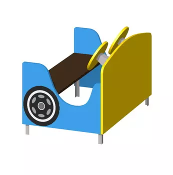 Поезд без рисунка на передней панели Romana 111.27.00-01 (синий)