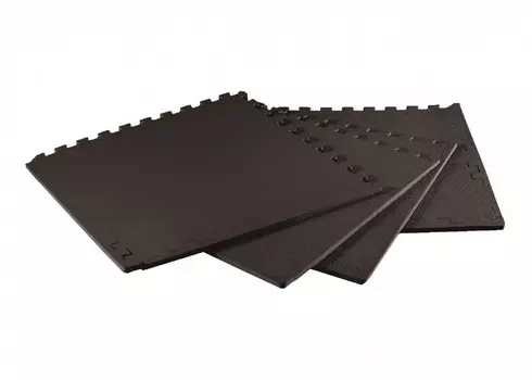 Покрытие защитное под тренажеры/коврик для фитнеса 5503LW черный