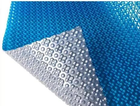 Покрывало плавающее Poolmagic ширина 4м 2022 синее\серебристое