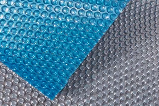 Покрывало плавающее размерное Poolmagic 6х2м синеее\серебристое