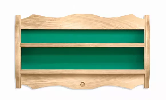 Полка для шаров навесная (цвет ясень, 60 х 34 х 8.5 см) Weekend 70.500.04.0