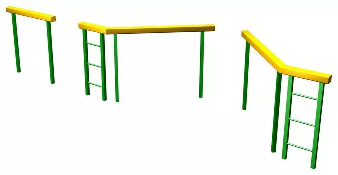 Полоса препятствий ФСИ Разрушенный мост 8862