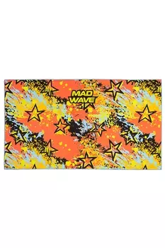 Полотенце из микрофибры Mad Wave Microfiber towel Stars M0764 03 0 00W оранжевый