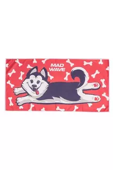 Полотенце из микрофибры Mad Wave Microfiber Towel Husky M0761 02 1 05W красный