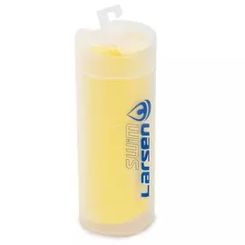 Полотенце спортивное Larsen SP43 желтый