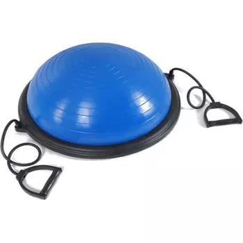 Полусфера гимнастическая с эспандерами d58см Start Up TL02 blue