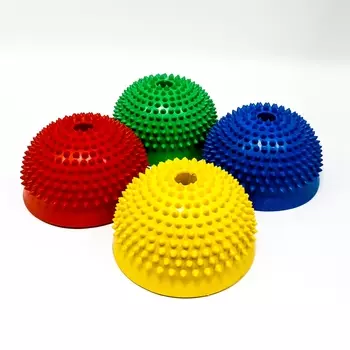 Полусфера утяжеленная с шипами и отверстием 15 см (кочка) ФСИ И06044