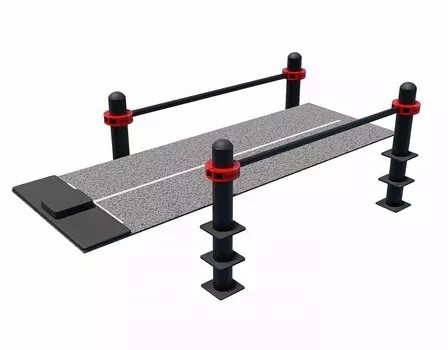 Помост для выполнения испытания «Сгибание - разгибание рук в упоре лежа на полу» Iron King S605