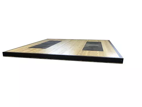 Помост тяжелоатлетический DHZ 2500х2500х100 с Т-образной резиной