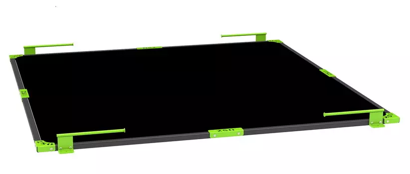 Помост тяжелоатлетический DHZ резина, 2500х2500х40