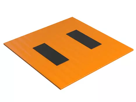 Помост тяжелоатлетический соревновательный 4х4х0,12м Glav 13.102