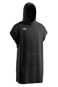 Пончо-полотенце из микрофибры Mad Wave Microfibre poncho towel M0974 01 7 01W черный