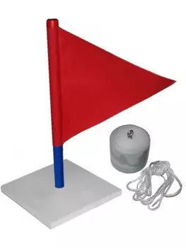 Поплавок цветной с флажком 1006