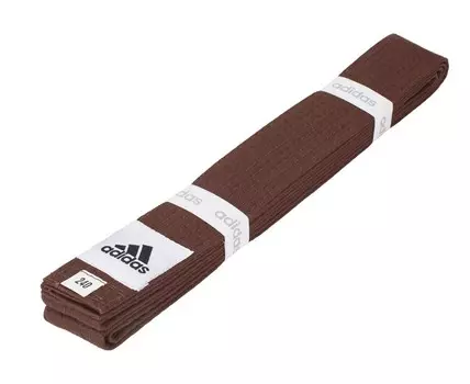 Пояс для единоборств Adidas Club 260см adiB220 коричневый