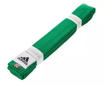 Пояс для единоборств Adidas Club 280см adiB220 зеленый