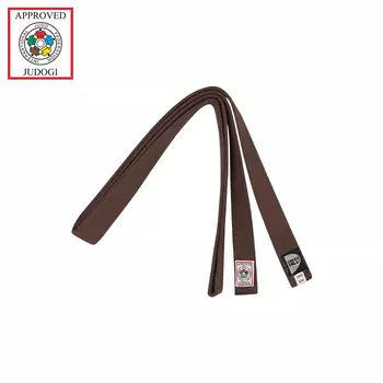 Пояс Дзюдо одобренный IJF Green Hill JBI-10338 270 см, коричневый