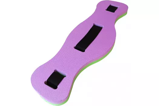 Пояс страховочный 2-х цветный 72х22х4см для аквааэробики Sportex E39342 фиолетово\зеленый