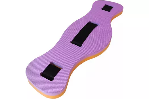 Пояс страховочный 2-х цветный 72х22х4см для аквааэробики Sportex E39342 фиолетово\оранжевый