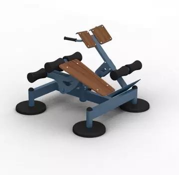 Пресс + Гиперэкстензия MB Barbell МВ 7.62