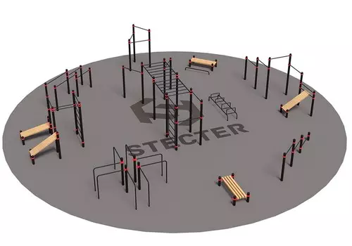 Проект Stecter Районная площадка для Воркаут 3-2 5092