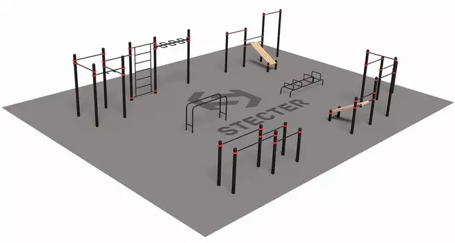 Проект Stecter Районная площадка для Воркаут 3-5 5089