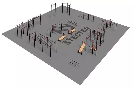 Проект Stecter Районная площадка для Воркаут 3-7 5087