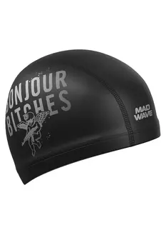 ПУ шапочка Mad Wave Bonjour M0584 11 0 00W черный