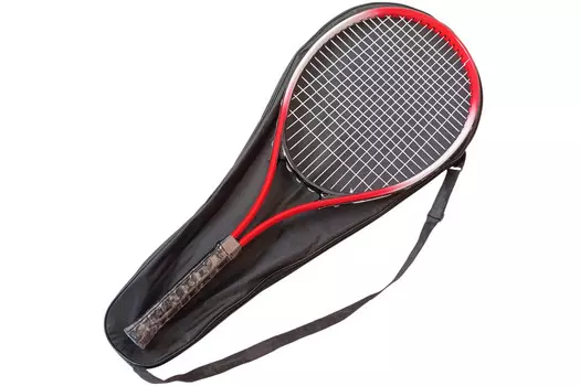 Ракетка для большого тенниса любительская Sportex E43304 красная