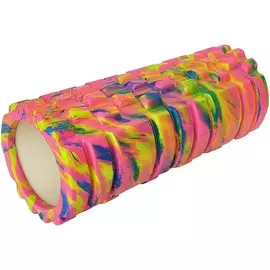 Ролик для йоги 33х14см ЭВА\АБС E29382 оранжевый Mix