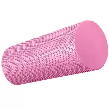 Ролик для йоги полумягкий Профи 30x15см Sportex ЭВА E39103-4 розовый