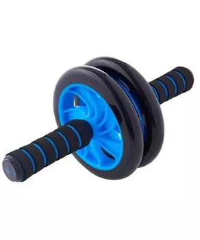 Ролик для пресса двойной Star Fit RL-102 черный\синий