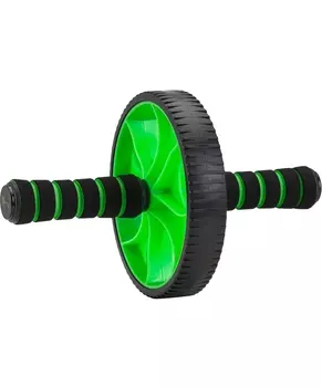 Ролик для пресса с неопреновыми ручками Star Fit RL-103 черный\зеленый