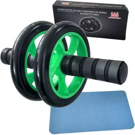 Ролик гимнастический двухрядный C28958-4 зеленый