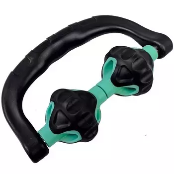 Ролик массажер универсальный с двумя роликами (B31668) MSG-200 зеленый