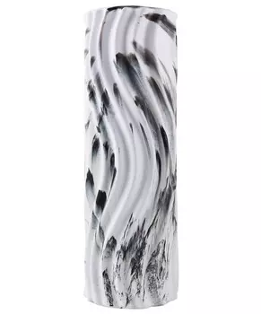 Ролик массажный Star Fit FA-525 EVA/PP, 45x14 cм, низкая жесткость, белый/черный