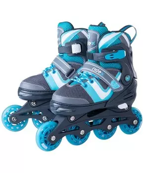 Ролики раздвижные Ridex пластиковая рама Wing Blue