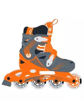 Ролики раздвижные Ridex Swipe, пластиковая рама, Orange