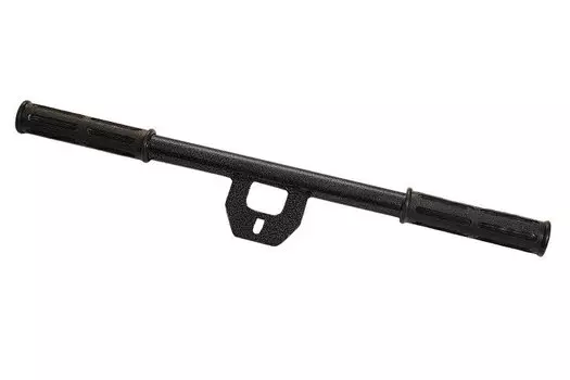 Ручка для тяги прямая крашенная, короткая с обрезиненными наконечниками Iron King IK 903 sp