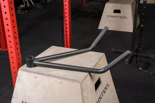 Ручки широкий хват YouSteel Hard для тяги грифа, черный