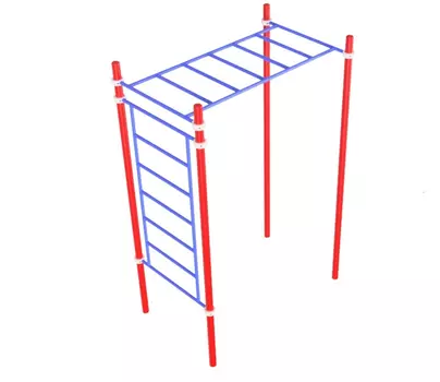 Рукоход со шведской стенкой (уличный) Dinamika ZSO-002847